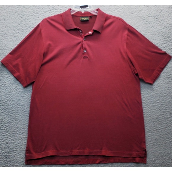 Bobby Jones Other - Bobby Jones Polo Shirt Mens Large Multi Houndstooth Short Sleeve High Low Slit